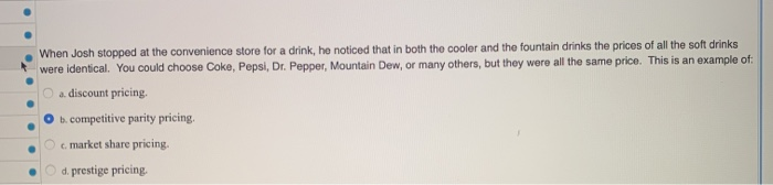 When Josh stopped at the convenience store for a