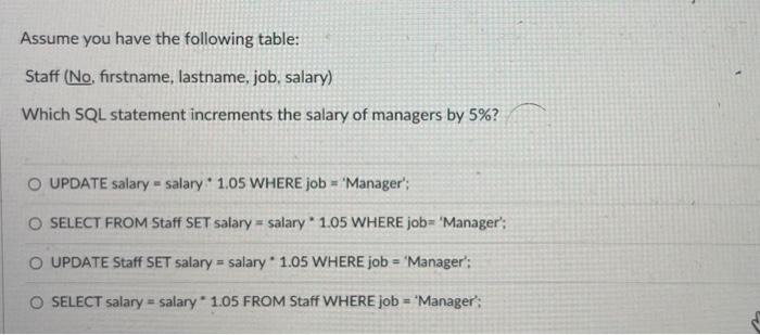 SQL requires the use of the command to enter data