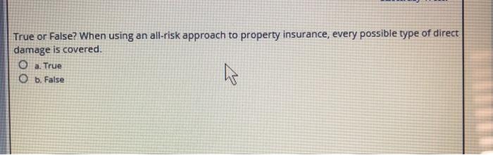 answer the following True or False? When using an