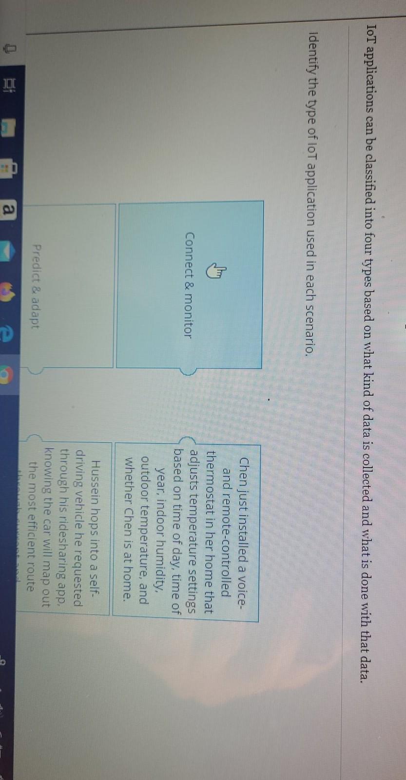 blue boxes need to be matched left to right and