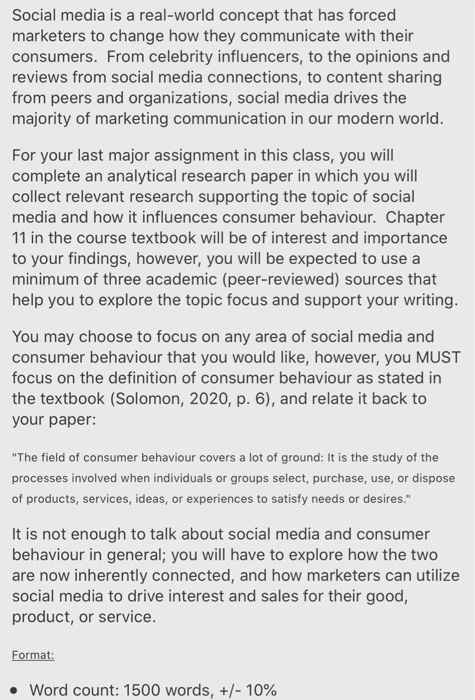 please write about 1500 words and focus on