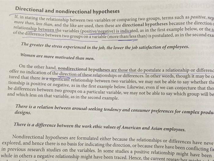 what is the difference between directional and