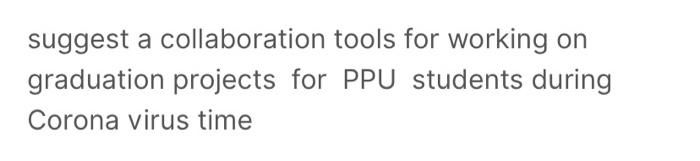 suggest a collaboration tools for working on
