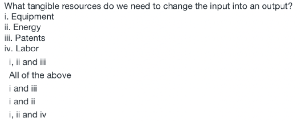 What tangible resources do we need to change the