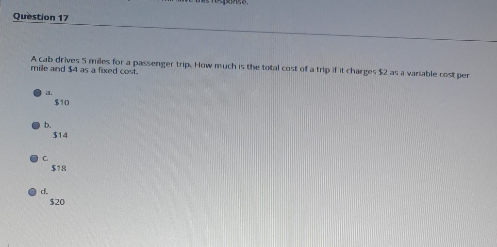 question will save this response. Question 16