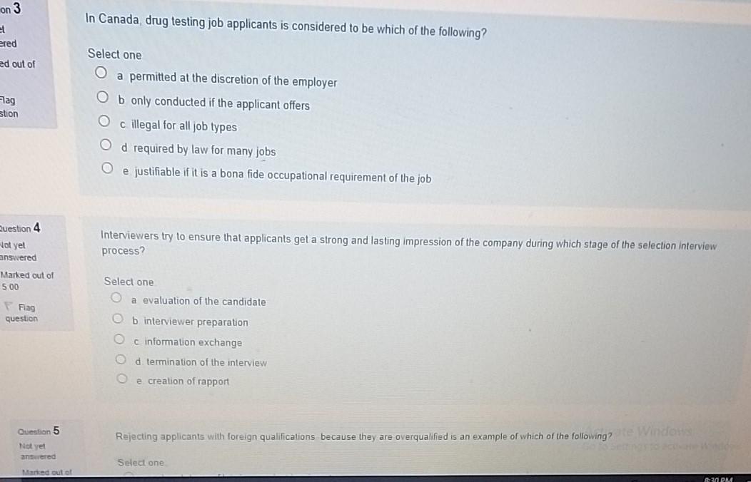 At which step in the selection process are