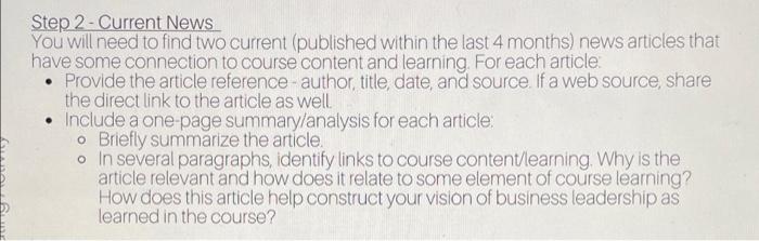 PLEASE ANSWER MY NEWS ARTICLE ANALYSIS i need a