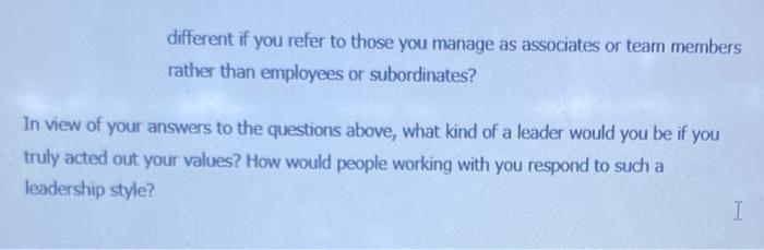 This is organisational behaviour subject, plz do