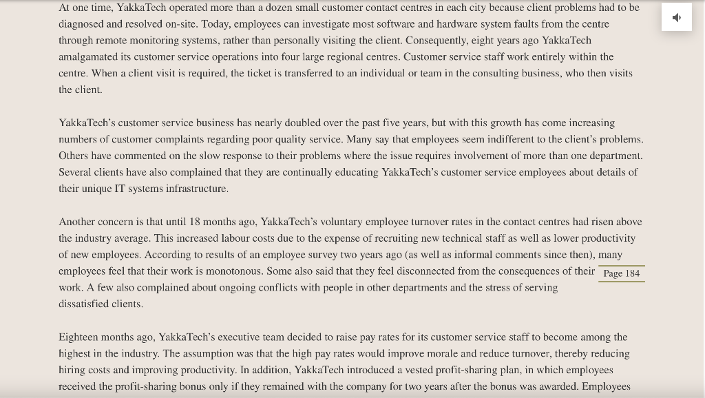 Develop three (3) viable recommendations that