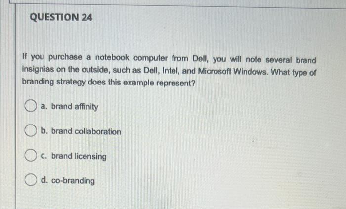 If you purchase a notebook computer from Dell,