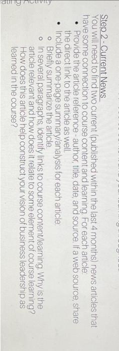 PLEASE ANSWER THIS IN FULL DETAIL, a full page