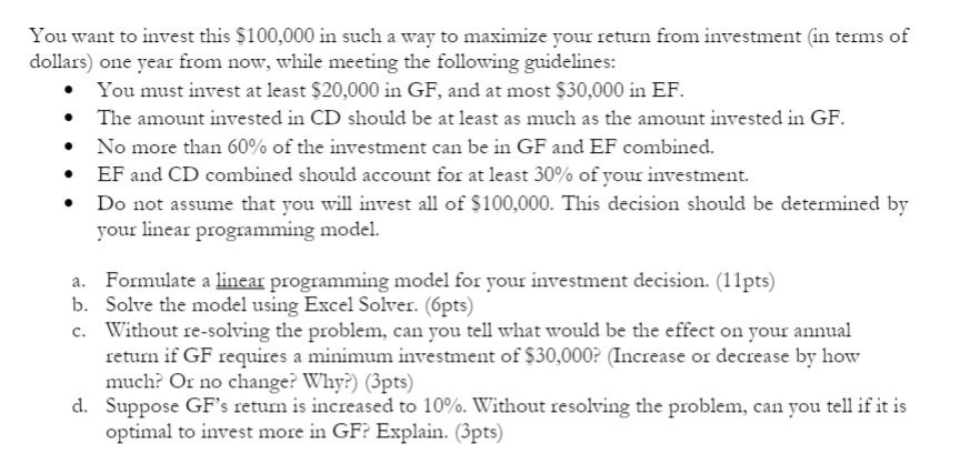 Instructions: 1. You need to follow the following