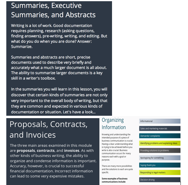 Professional Communication Analysis (30%) (Please