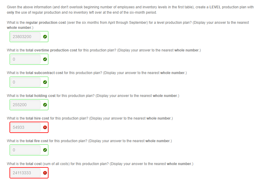 Can I get help on the two I got wrong? PP.63