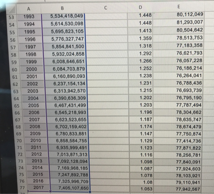 Please answer all questions and show work! Part