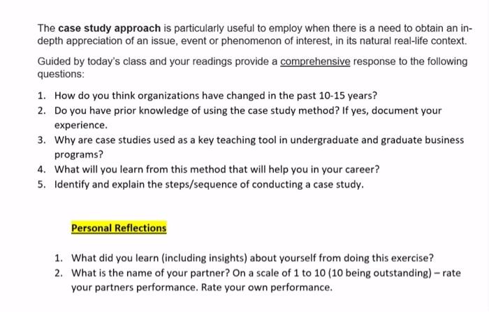 Contemporary Issues In Business The case study