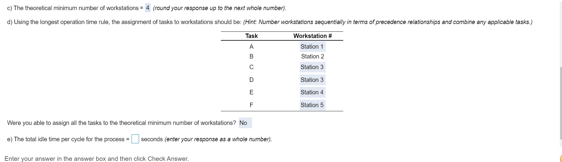Can you help me with the E answer? The Action Toy