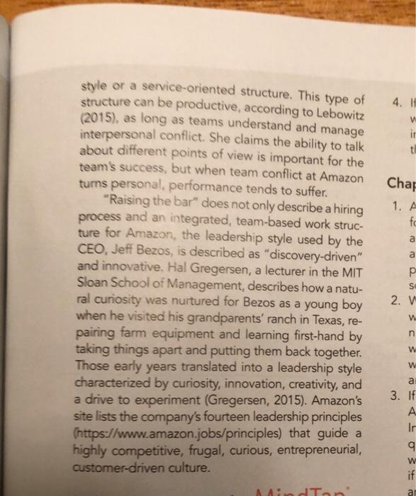 am ANALYZE THIS REAL-LIFE CASE Amazon: Hiring