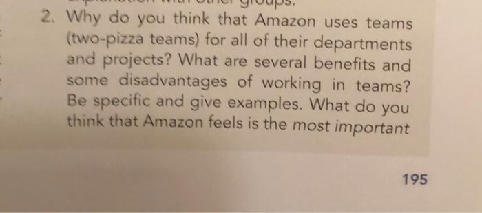 am ANALYZE THIS REAL-LIFE CASE Amazon: Hiring