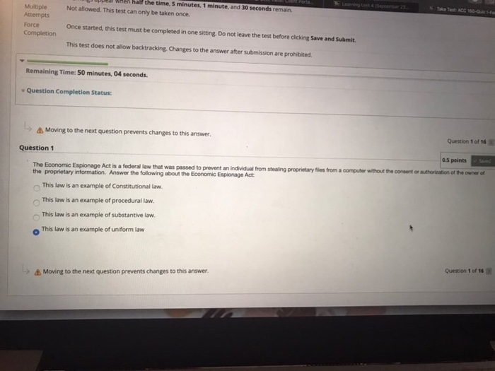 hall the time, 5 minutes, 1 minute, and 30