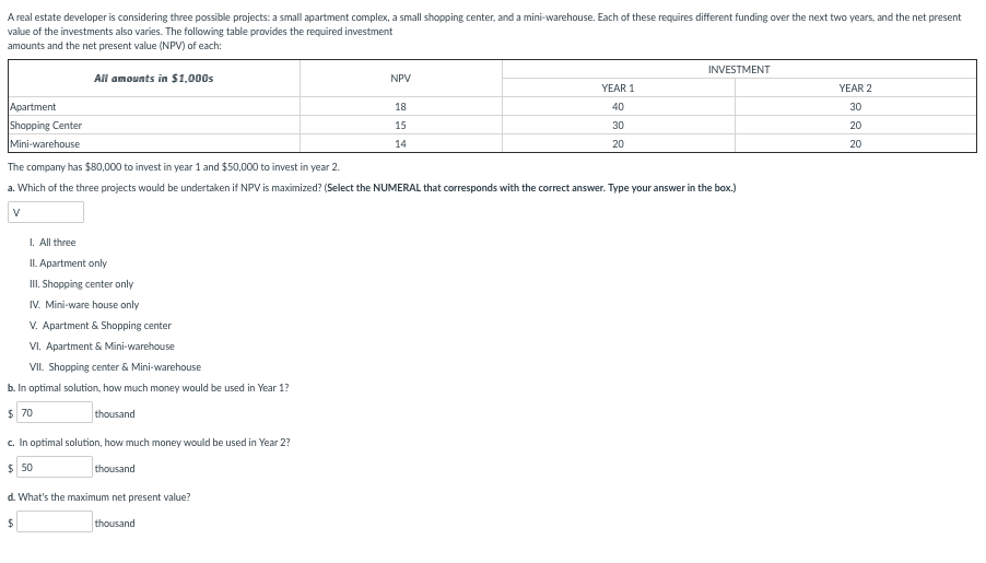 \ What is the answer for the last letter d. ? A