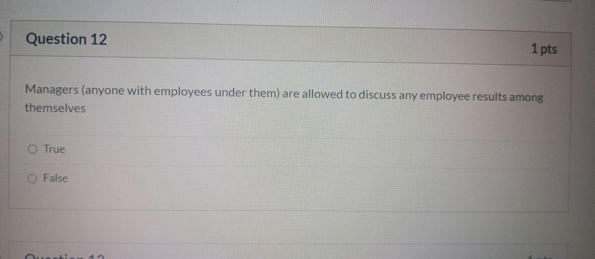 Managers (anyone with employees under them) are