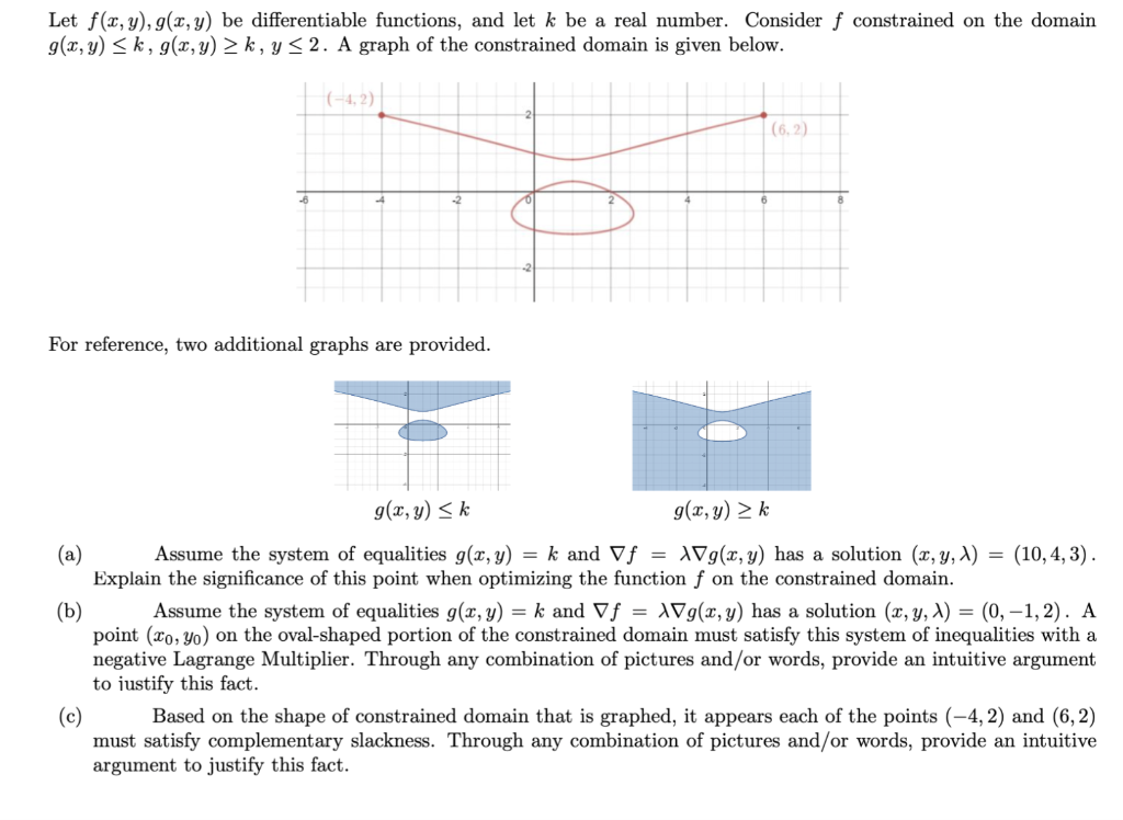 Let f(x, y), g(x, y) be differentiable functions,