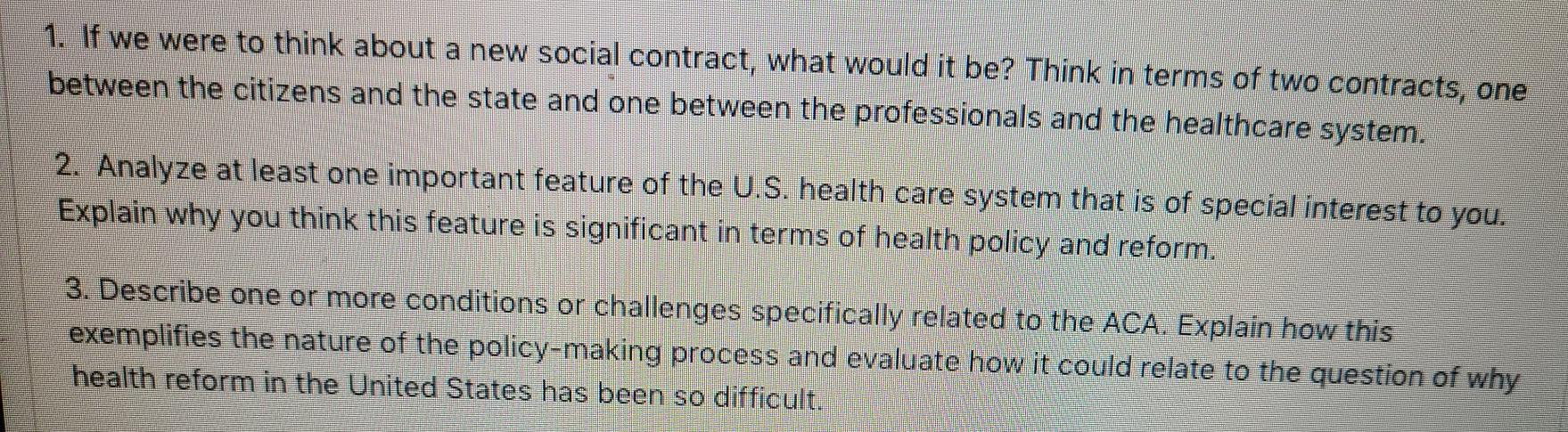 When the old social contracts began to break