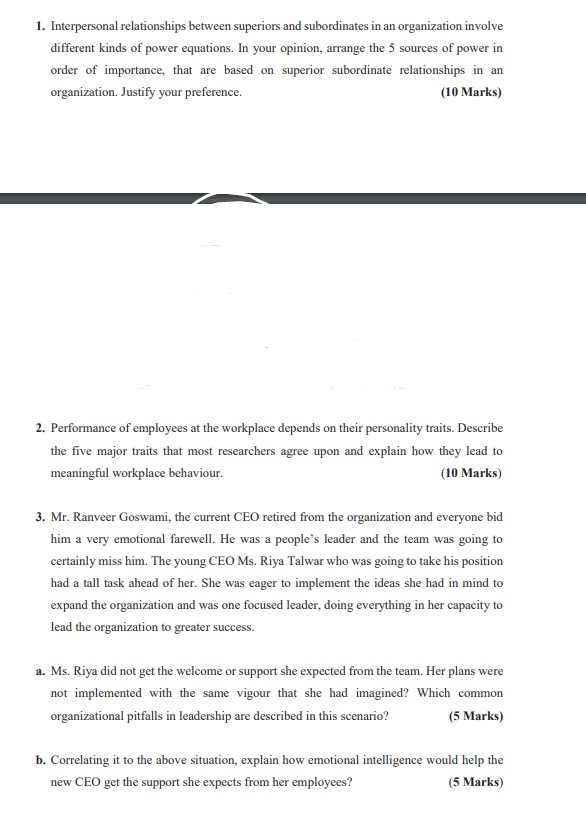 ***For Theoretical Answer Assessment Parameter***