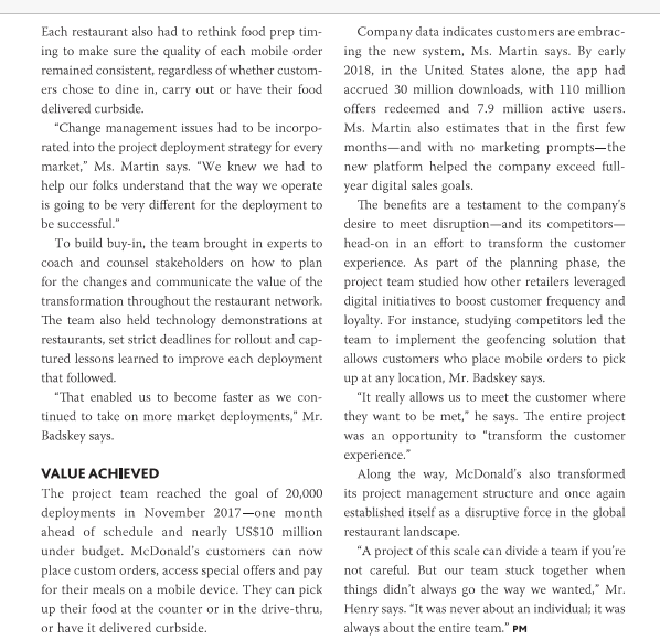 a. What were the strategic objectives behind