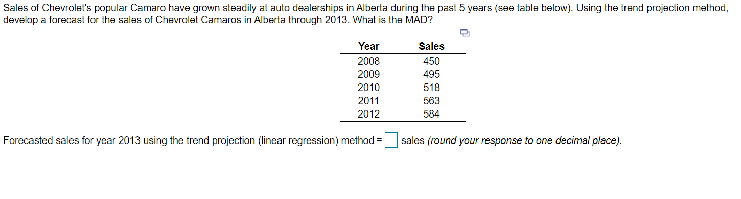 Sales of Chevrolet's popular Camaro have grown