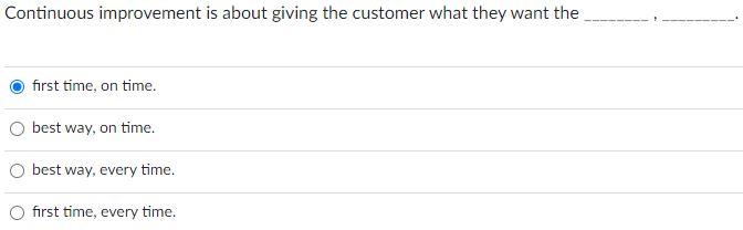 which one is the right answer? Continuous