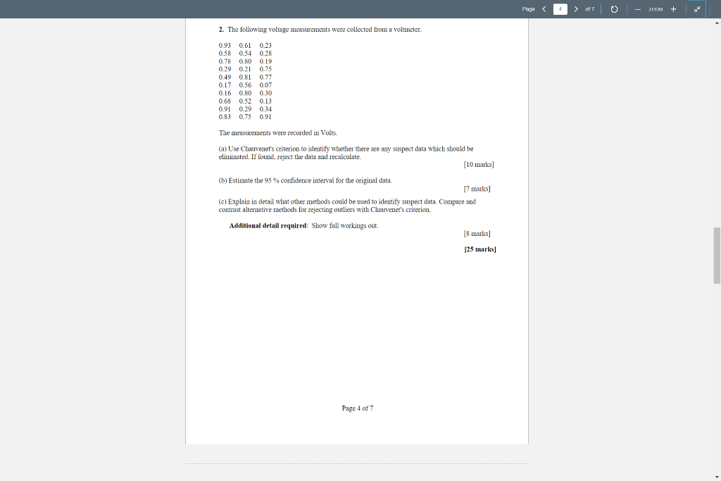 Page < 4 0 - ZOOM + 2. The following voltage