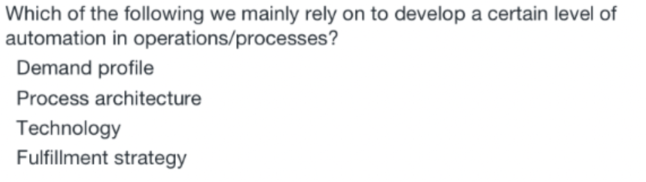 Which of the following we mainly rely on to