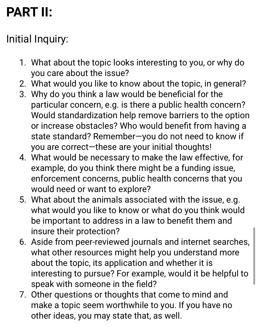 What you're doing: Although the Course