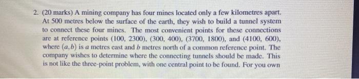 please use lingo for a thumbs up!!! 2. (20 marks)