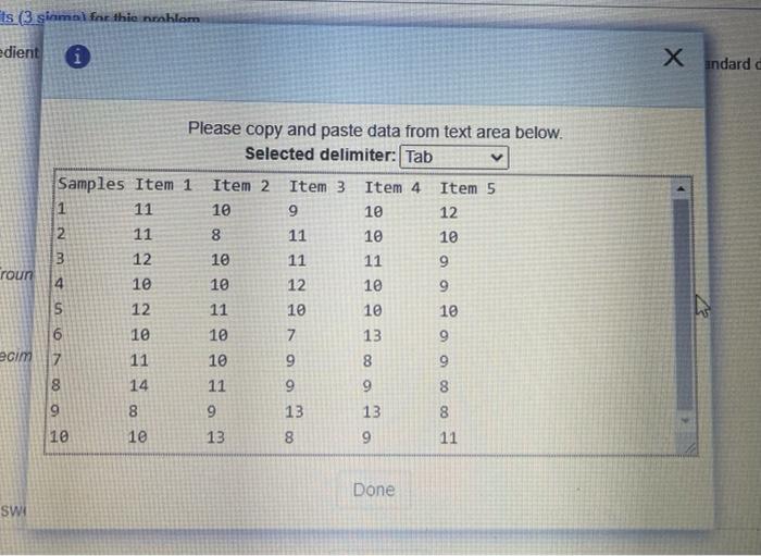 A process that is comidered to be in control