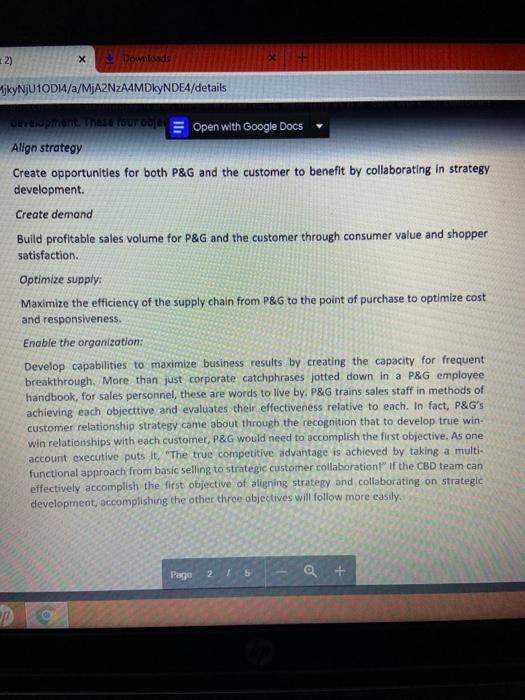 Read the case and please answer these questions