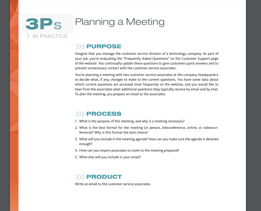 Read Newman Chapter Three. Review The 3Ps in