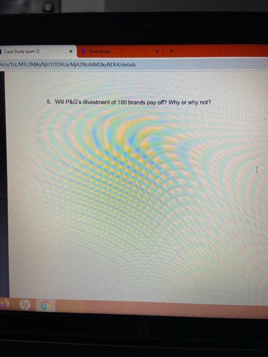 Read the case and please answer these questions