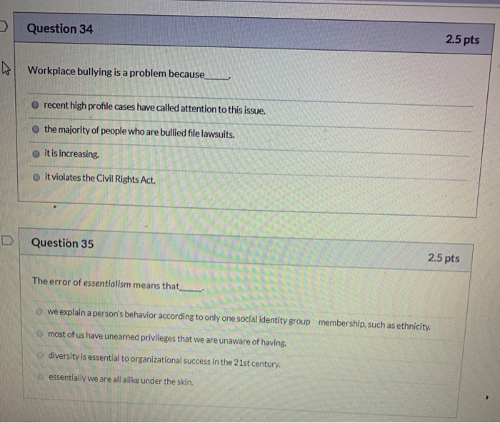 Need a solution to 34 and 35 please. Question 34