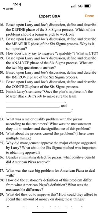 1:44 . 56 Safari Expert Q&A Done 16. Based upon