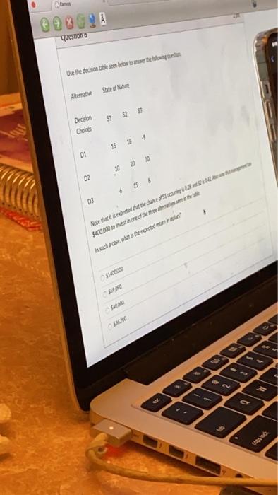 quescono Die the decision table set browser tot