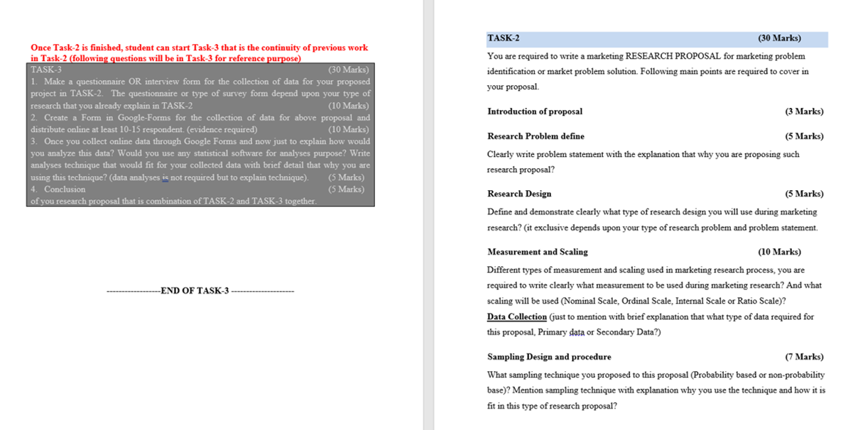 TASK-2 (30 Marks) You are required to write a