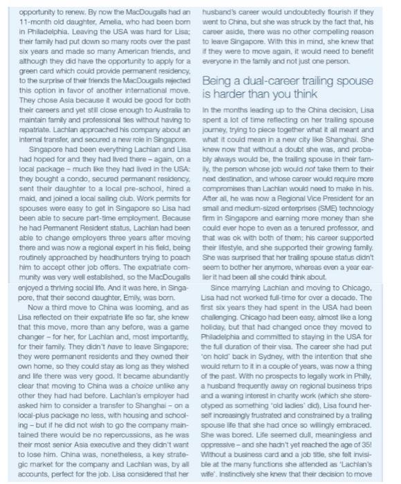 CASE 8 JUST ANOTHER MOVE TO CHINA? THE IMPACT OF