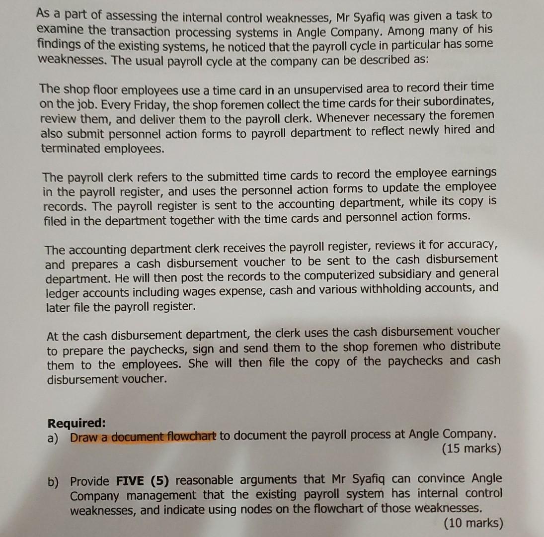 Argent As a part of assessing the internal