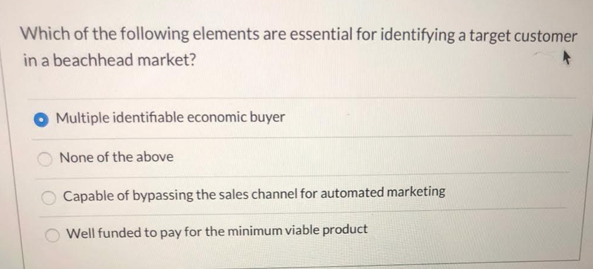 Which of the following elements are essential for