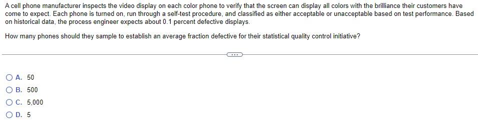 A cell phone manufacturer inspects the video