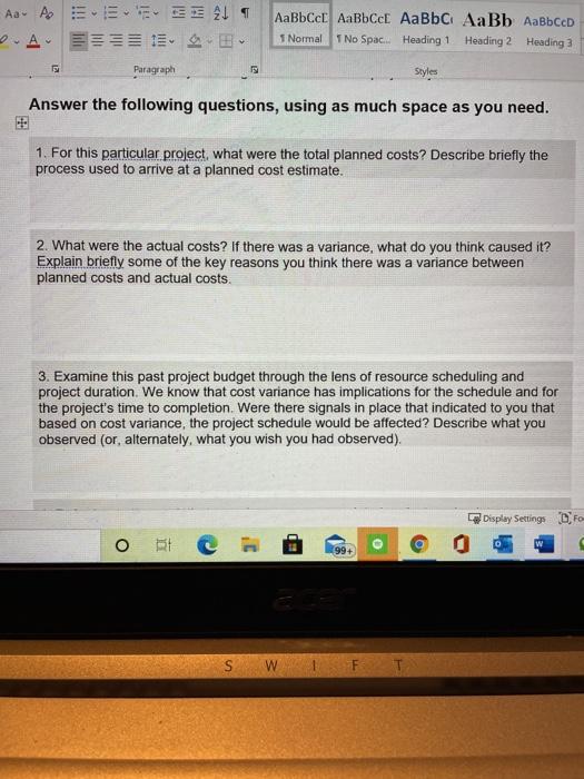 Aa A EA! . 1 Normal 1 No Spac. Heading 1 Heading