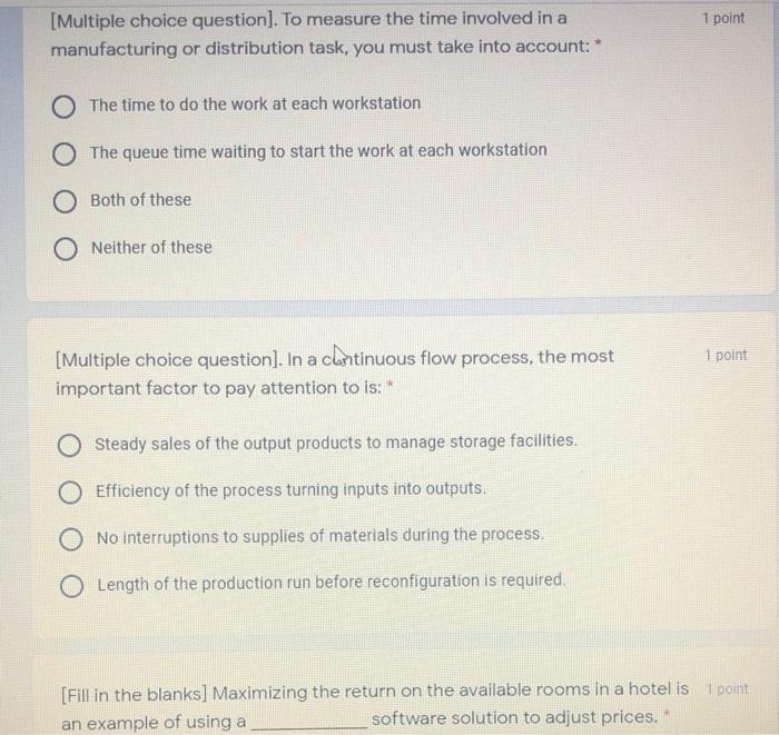 1 point [Multiple choice question). To measure